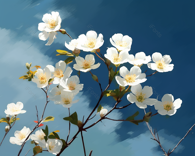 虚化背景户外鲜花特写油画图,插画/手绘图,插画/手绘图库,插画/手绘图下载,插画/手绘